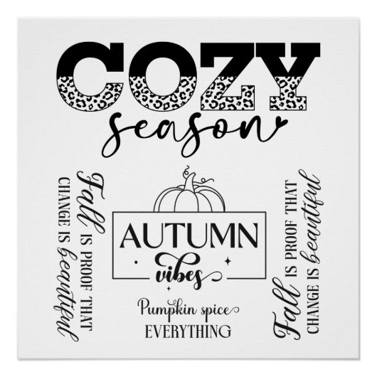 Cozy Season-Digital Download Poster ポスター (正面)