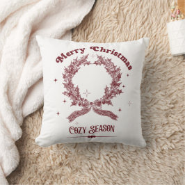 Cozy Season Vintage Christmas クッション