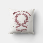 Cozy Season Vintage Christmas クッション (正面)