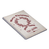 Cozy Season Vintage Christmas ノートブック (右側)