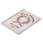 Cozy Season Vintage Christmas ノートブック (左側)