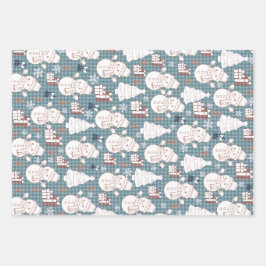 Cozy Seasonal Designs for Gifts & Home Decor ラッピングペーパーシート