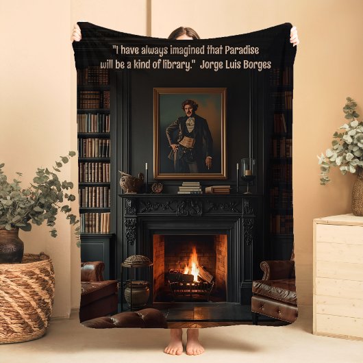 Cozy Sherpa Blanket Bookish Gift for Book Lover  シェルパブランケット
