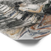 Cozy sketch | bookish wall art ポスター (角)