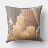 Cozy Ski Trip Throw Pillow | Mountain Lifestyle クッション (裏面)