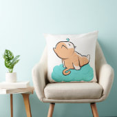 "Cozy sleeping cat on cloud" クッション (椅子)