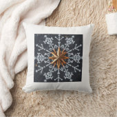 Cozy Snowflake Haven クッション (ブランケット)