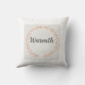 Cozy Snowflake Haven クッション (裏面)