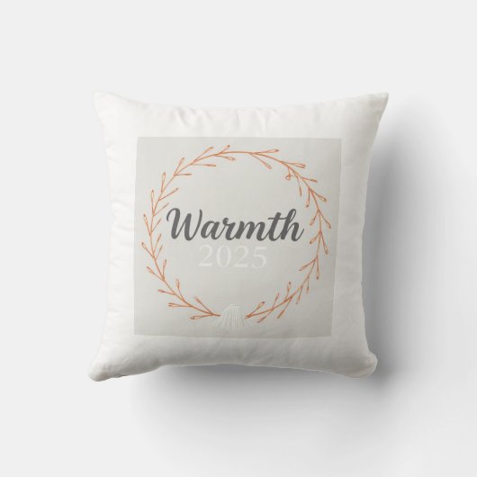 Cozy Snowflake Haven クッション (裏面)