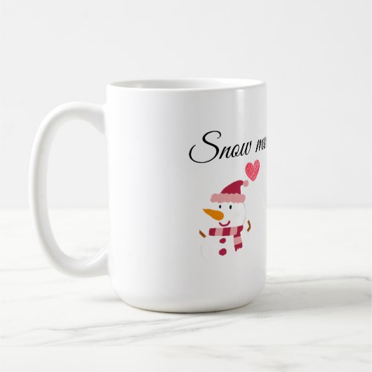 Cozy Snowman Mug コーヒーマグカップ (左)