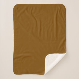 Cozy Solid Brown Blanket – Soft Warm Minimalist Th シェルパブランケット