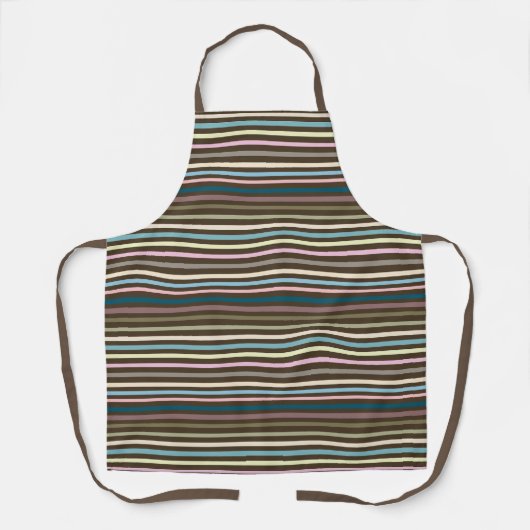 Cozy stripes apron エプロン (正面)