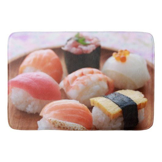 Cozy Sushi Bath Mat – SUSHIMI Collection バスマット (正面)