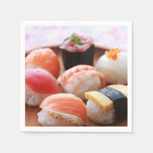 Cozy Sushi Moments – SUSHIMI Collection スタンダードカクテルナプキン