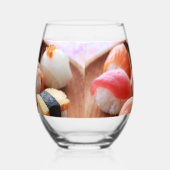 Cozy Sushi Wine Glass – SUSHIMI Collection ステムなしワイングラス (右)