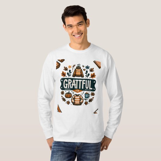 Cozy Sweatersに感謝 Tシャツ (正面フル)