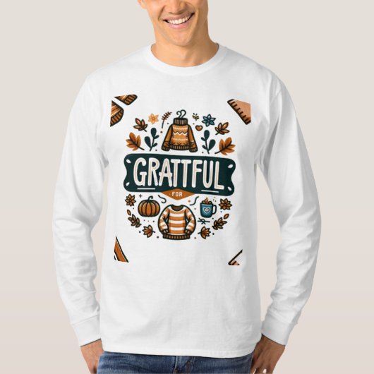 Cozy Sweatersに感謝 Tシャツ (正面)