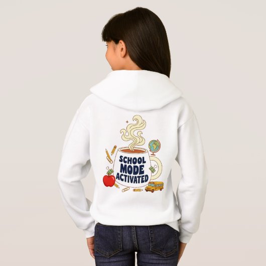 Cozy "Teaching Joy" Hoodie - Perfect for school (裏面フル)