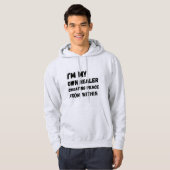Cozy Unisex Hoodie with Positive Affirmation パーカ (正面フル)