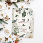 Cozy Up Comfy Holiday Items Christmas Party 招待状