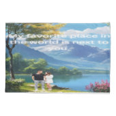 Cozy Up with Memories：写パーソナライズされた真 枕カバー (裏面)