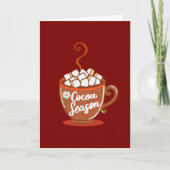 Cozy up with this sweet Cocoa Season design  カード (正面)