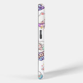 Cozy Vibe Cat Sticker | Cute Sleeping Cat  Case-Mate iPhoneケース (裏面 / 右)