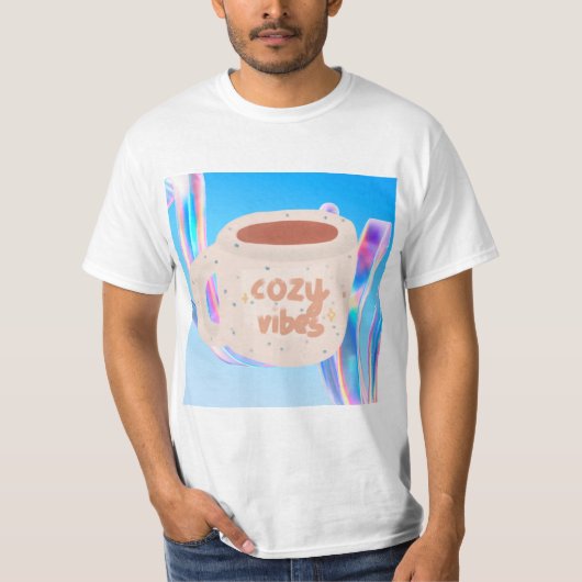 Cozy vibes graphic t shirt tシャツ (正面)