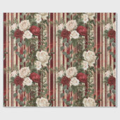 Cozy Vintage Christmas Pattern ラッピングペーパー (フラット)