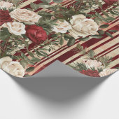 Cozy Vintage Christmas Pattern ラッピングペーパー (角)