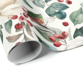 Cozy Vintage Christmas Pattern ラッピングペーパー (ロールコーナー)