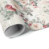 Cozy Vintage Christmas Pattern ラッピングペーパー (ロールコーナー)