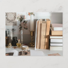 Cozy Vintage Desk Aesthetic ポストカード