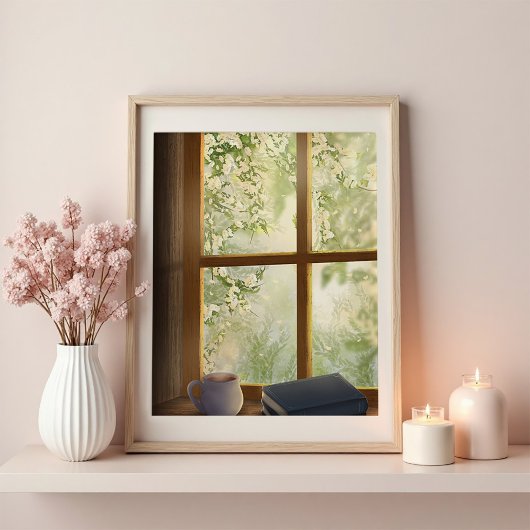 Cozy Vintage Window ポスター