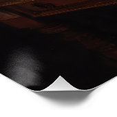 Cozy Vintage Writing Nook View ポスター (コーナー)