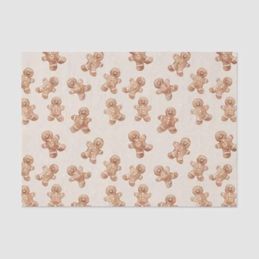 Cozy Warm Christmas Gingerbread Cookies 薄葉紙 (正面)