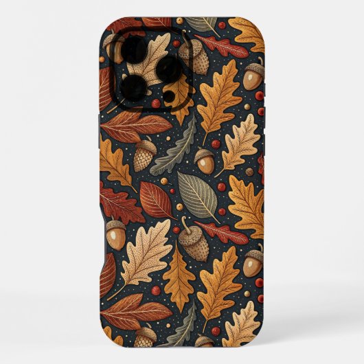 Cozy & Warm Phone Cover For Fall iPhoneケース (裏面)