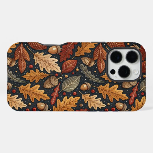 Cozy & Warm Phone Cover For Fall iPhoneケース (裏面横)