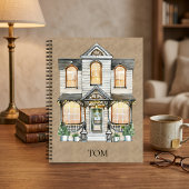 Cozy Watercolor Home Design - Notebook House ノートブック