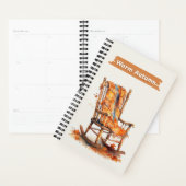 Cozy Watercolor Rocking Chair プランナー手帳 (ディスプレー)