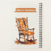 Cozy Watercolor Rocking Chair プランナー手帳 (裏面)