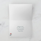 Cozy Westie Christmas Card カード (内部)