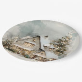 Cozy Whimsical Christmas House | Paper Plates ペーパープレート (アングル)