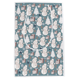 Cozy Whimsical Holiday  ミディアムペーパーバッグ