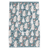 Cozy Whimsical Holiday  ミディアムペーパーバッグ (裏面)