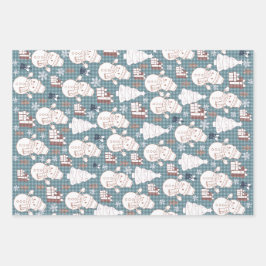 Cozy Whimsical Holiday  ラッピングペーパーシート