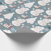 Cozy Whimsical Holiday ラッピングペーパー (角)