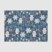 Cozy Whimsical Holiday Throw Pillow 薄葉紙 (正面)