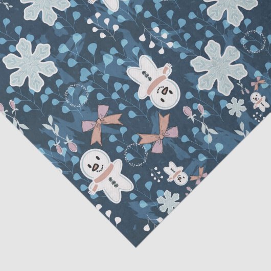 Cozy Whimsical Holiday Throw Pillow 薄葉紙 (詳細)