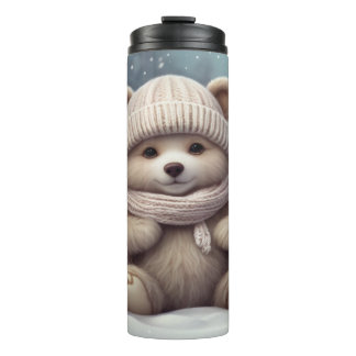 Cozy Winter Bear Cub タンブラー